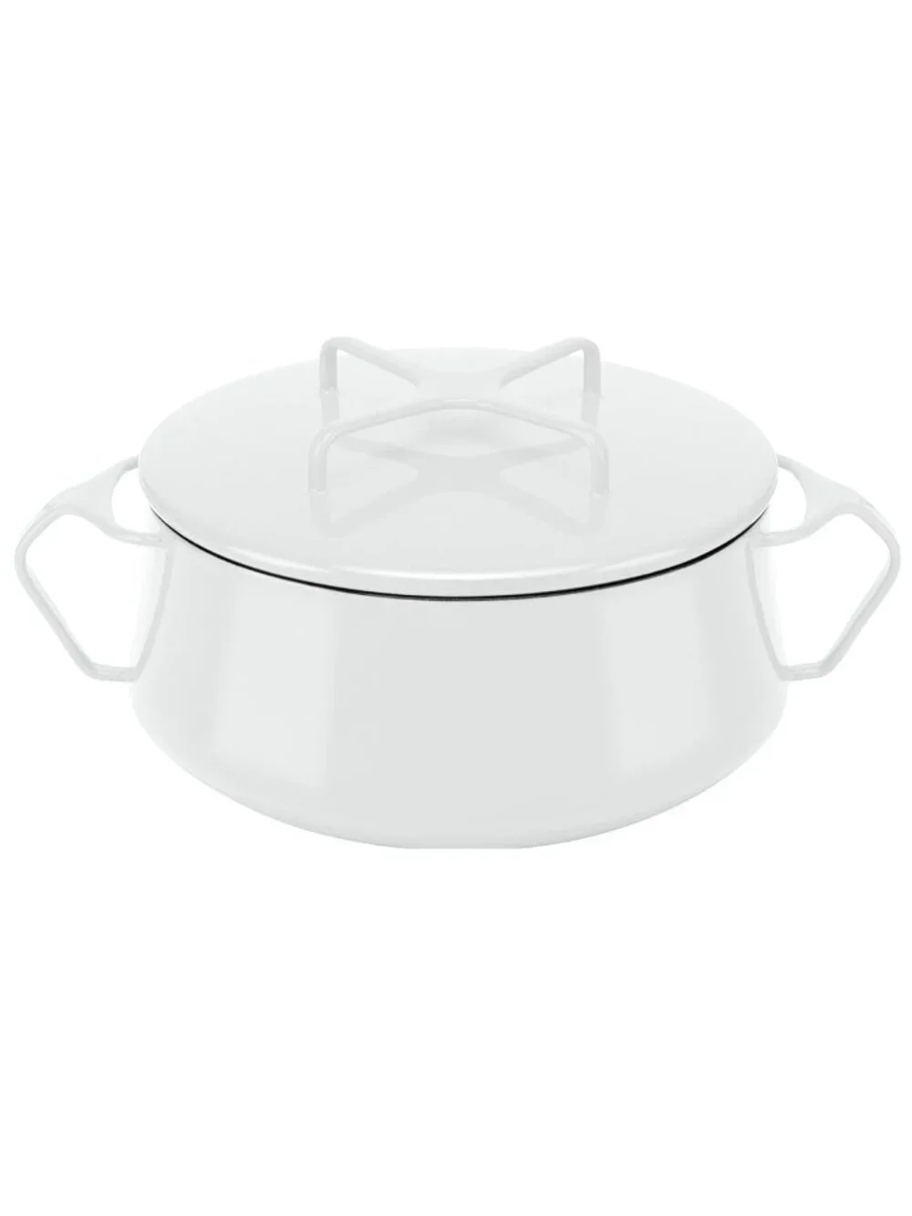 Dansk Kobenstyle Lenox White Casserole Dutch Oven 2 Qt White
